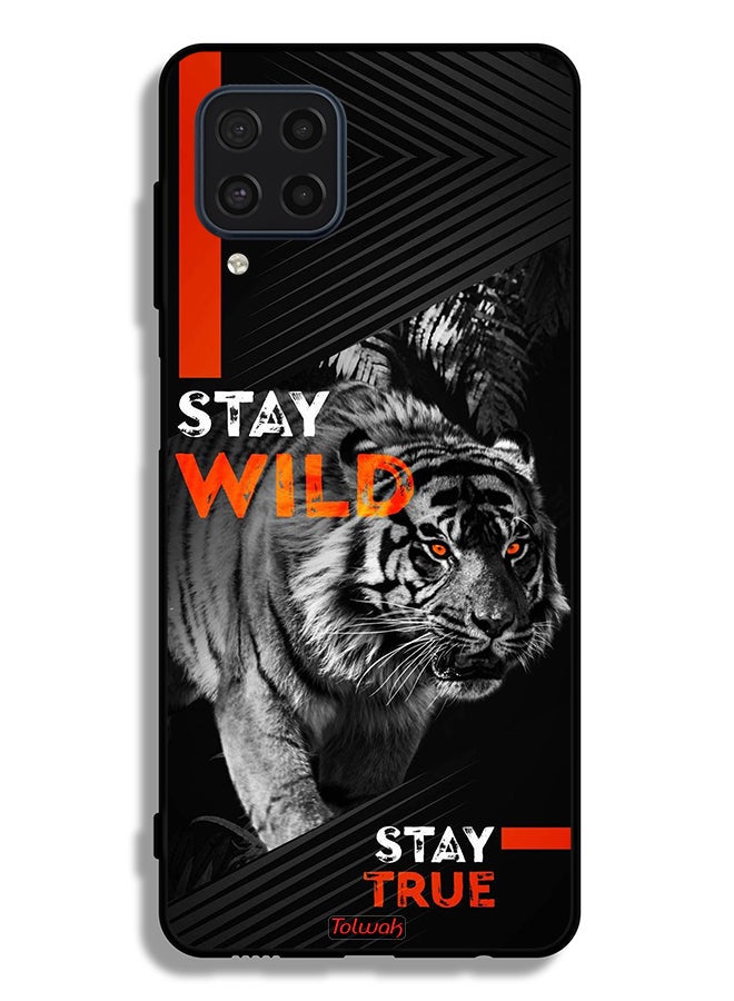 Tolwak Samsung Galaxy M22 Protective Case Cover Stay Wild Stay True  - Image 2