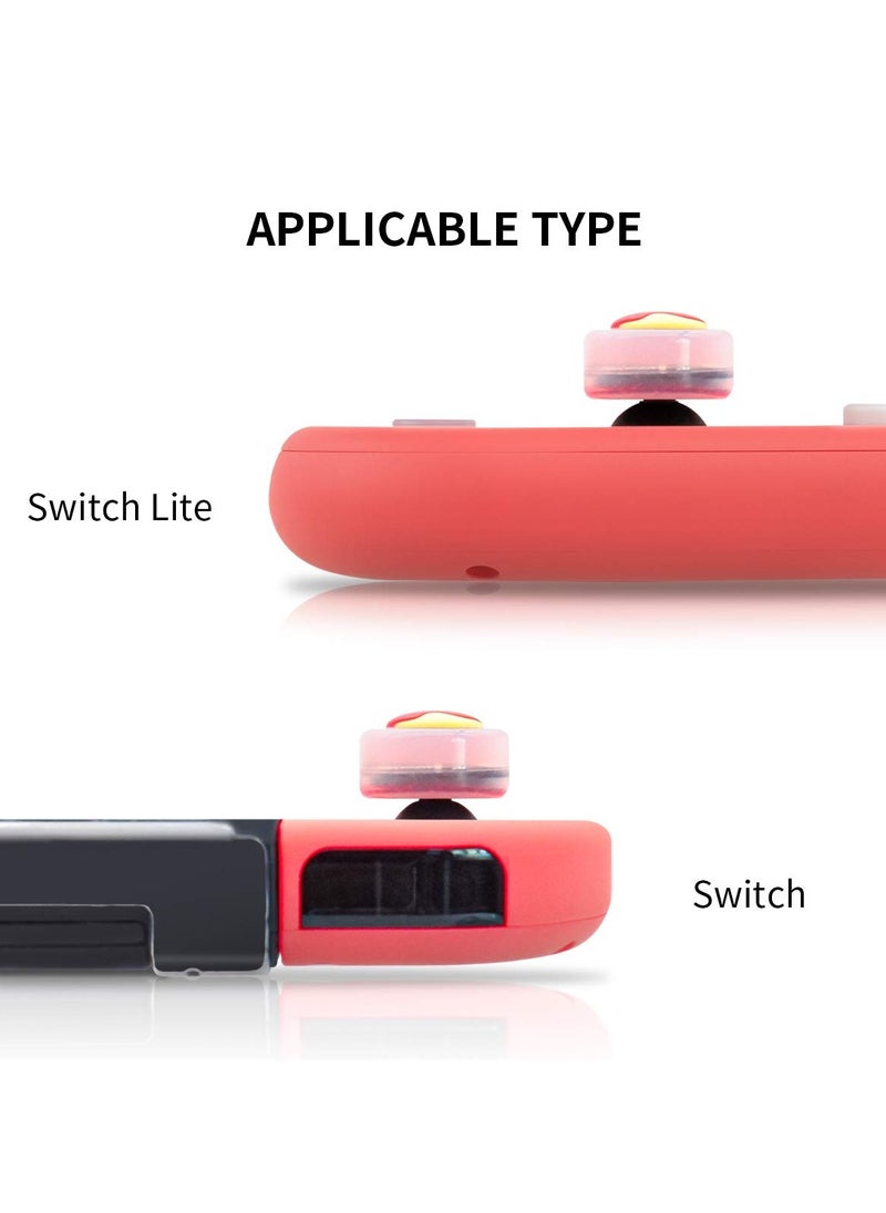 مجموعة مقابض الإبهام ، 4 قطع من أغطية عصا التحكم من السيليكون للمفاتيح / التبديل لايت ، أغطية العصا التناظرية بنمط الفاكهة اللطيفة KASTWAVE لوحدة التحكم Joy-Con ، الخوخ الوردي و Apple - pzsku/Z5BD697932667B5931090Z/45/_/1706786288/a2c8eabe-6e35-49a1-a5d5-2bbb879e3ebf