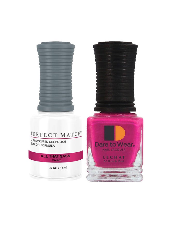 Lechat Soak Off Gel Nail Polish UV LED Gel Polish All That Sass PMS179