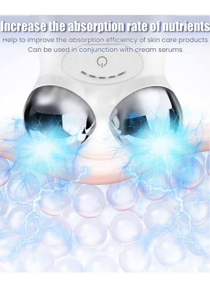 Loquat Microcurrent Face Device Roller Rechargeable USB Mini Facial Massager - Image 2