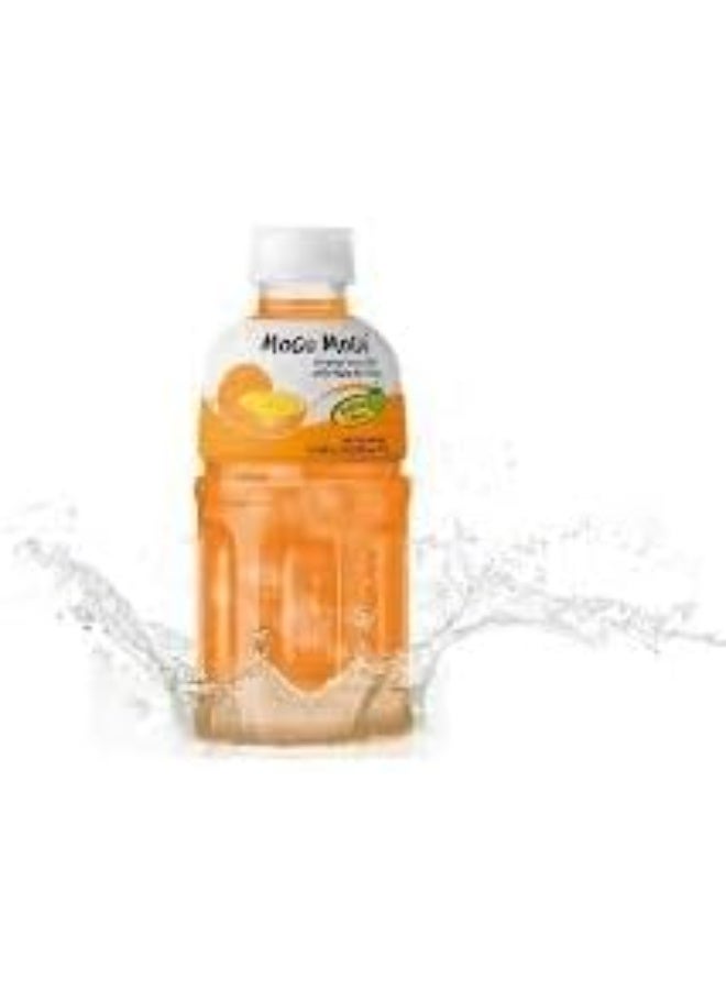 Mogu Mogu Orange Flavoured Drink with Nata de Coco, 320ml – Pack of 3 | Refreshing Tropical Juice Beverage with Chewy Coconut Bits - Image 4