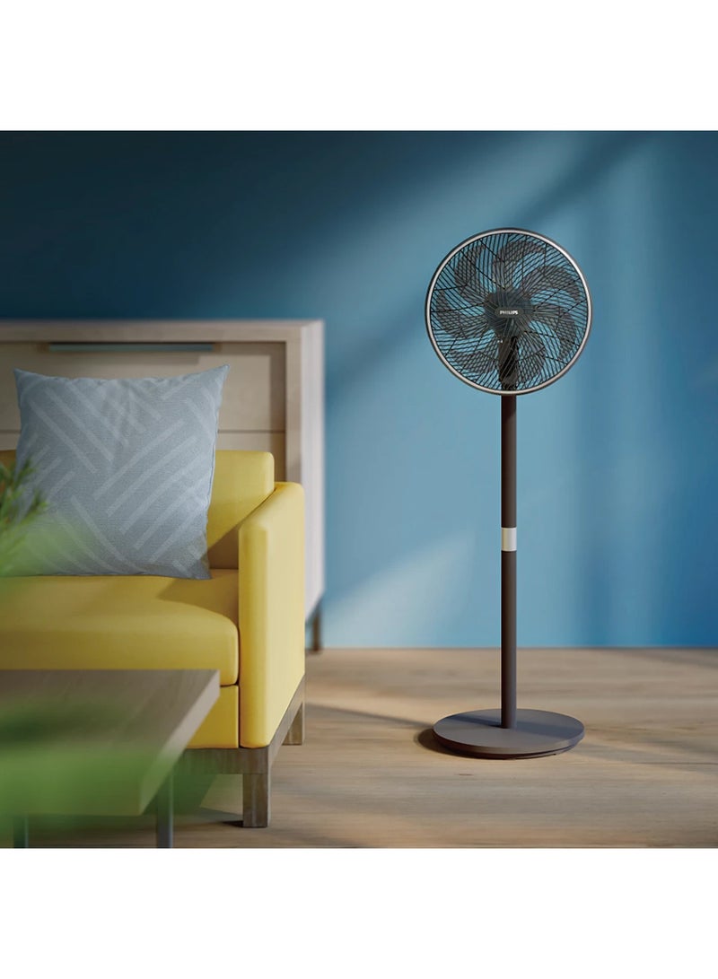 Philips Pedestal Fan 3000 Series 2 Years Warranty 48 W CX3550/00 Black - Image 3