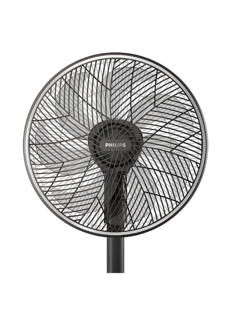 Philips Pedestal Fan 3000 Series 2 Years Warranty 48 W CX3550/00 Black - Image 5