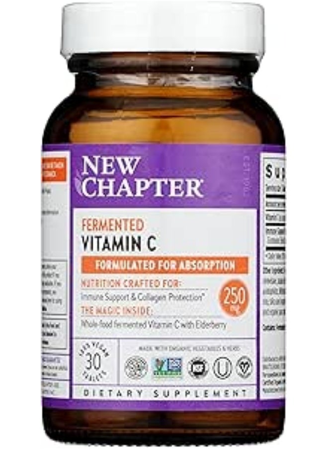 New Chapter Fermented Vitamin C Cap 30S  - Image 1