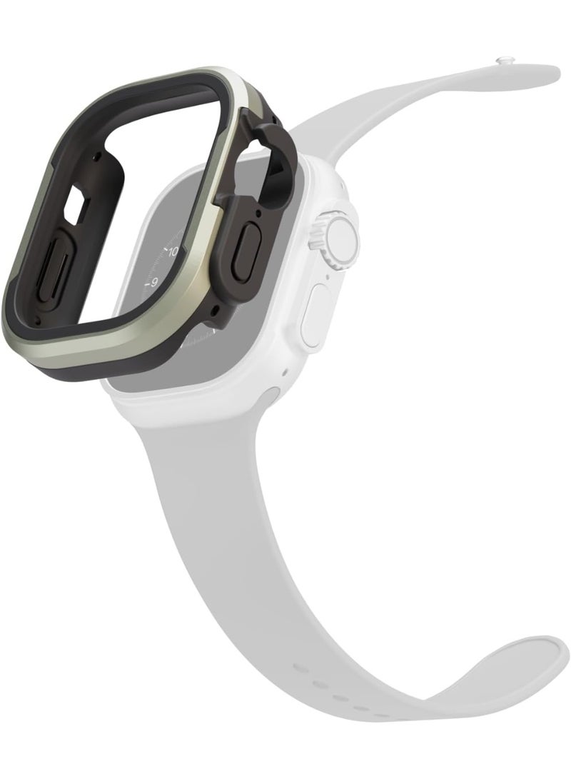 MUNTAQI Watch Case Bumper 49mm for Apple Watch Ultra – Shockproof Protective Cover with Screen Guard, Full Edge Protection, Slim Fit TPU Frame – Scratch-Resistant Case for iWatch Ultra 49 mm - Image 3