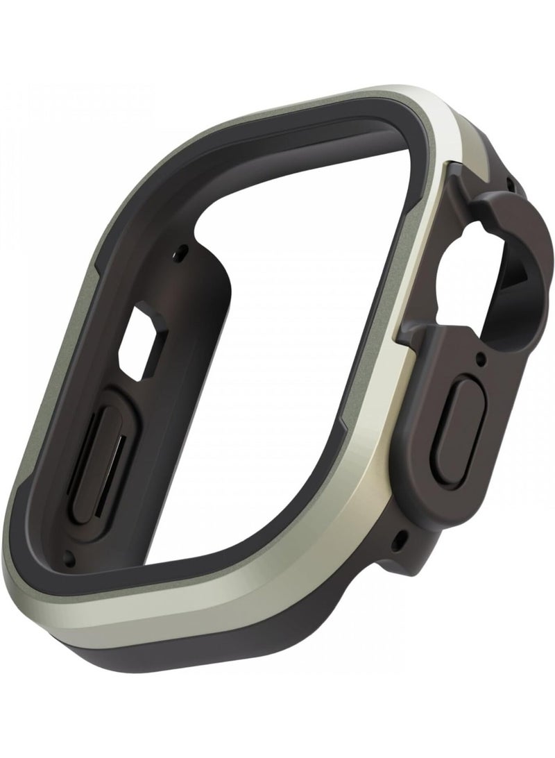 MUNTAQI Watch Case Bumper 49mm for Apple Watch Ultra – Shockproof Protective Cover with Screen Guard, Full Edge Protection, Slim Fit TPU Frame – Scratch-Resistant Case for iWatch Ultra 49 mm - Image 1