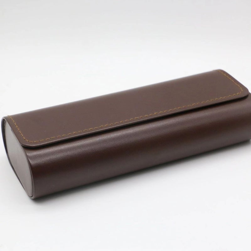 Anti-Pressure Handmade Pu Sunglasses Case, Anti-Fall, Portable Set For Men And Women, Suitable For Prescription Sunglasses, Storage For Sunglasses - Image 1