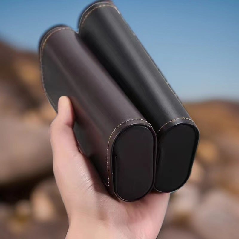 Anti-Pressure Handmade Pu Sunglasses Case, Anti-Fall, Portable Set For Men And Women, Suitable For Prescription Sunglasses, Storage For Sunglasses - Image 5
