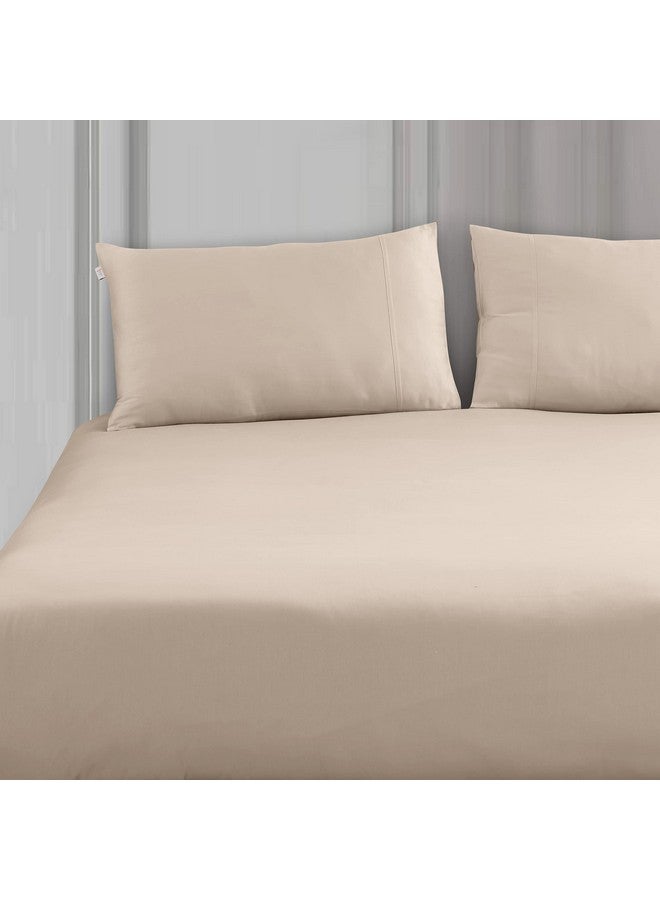 Spread Spain Madison Avenue Cotton with Light Silky and Sateen Sheets 400 Thread Count Super King Size Bedsheet with 2 Pillow Cover (108" x 108" inch Mouse) - Image 1