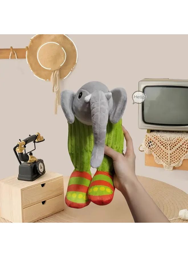 Blockhead Stuffed Animal Toys Soft Plush Shark Elephant Frog Perfect Birthday Holiday Gifts - Image 3