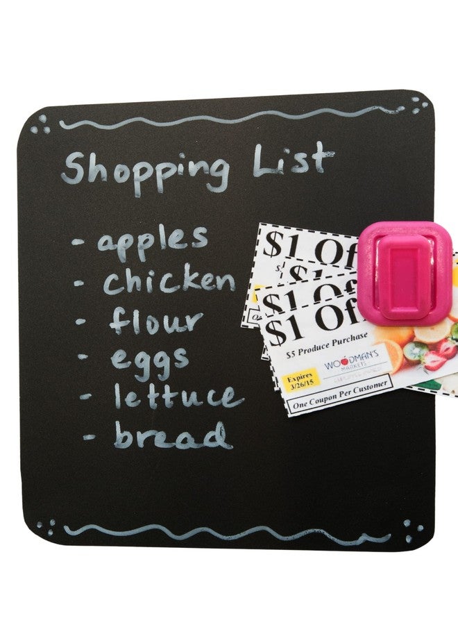 Cestari Magnetic Chalkboard Self-Adhesive Sheets - Set of 2 Extra Large Reusable Chalkboard Contact Paper Stickers, Black - Image 1
