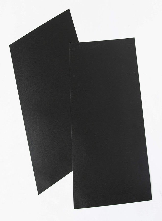 Cestari Magnetic Chalkboard Self-Adhesive Sheets - Set of 2 Extra Large Reusable Chalkboard Contact Paper Stickers, Black - Image 2