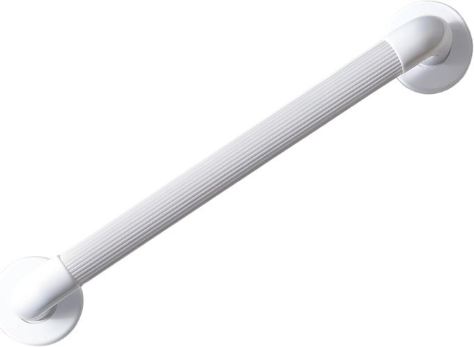 MOULDED FLUTED GRAB RAIL DURABLE PVC SAFETY RAIL AND MOBILITY AID FOR BATHROOM FOR ELDERLY DISABLED AND HANDICAPPED USERS INDOOR AND OUTDOOR ATTACHMENT 305CM