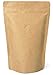 EverPack 50 Counts High Barrier Natural Kraft Paper Stand up Zipper Coffee Pouch Bag with One Way Degassing Valve 50 8 OZ05 LB224250 Gram - Image 1