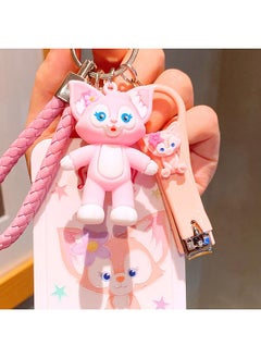 Thoraya Bus Card Holder Cartoon Style Hardened Plastic Slip Cover Round Corner Badge Holder for Bus Meal Employee Card Card Holder,Hand Strap, Doll Cute Fox  - Image 4