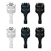 Motroce 6 PCS Drone Controller Sticks Detachable Aluminum Alloy Drone Joysticks Sticks Compatible with DJI Mini 3 ProAir 3Mavic 3 Pro RC RC 2 Replacement AccessoriesSilver Black Blue - Image 3