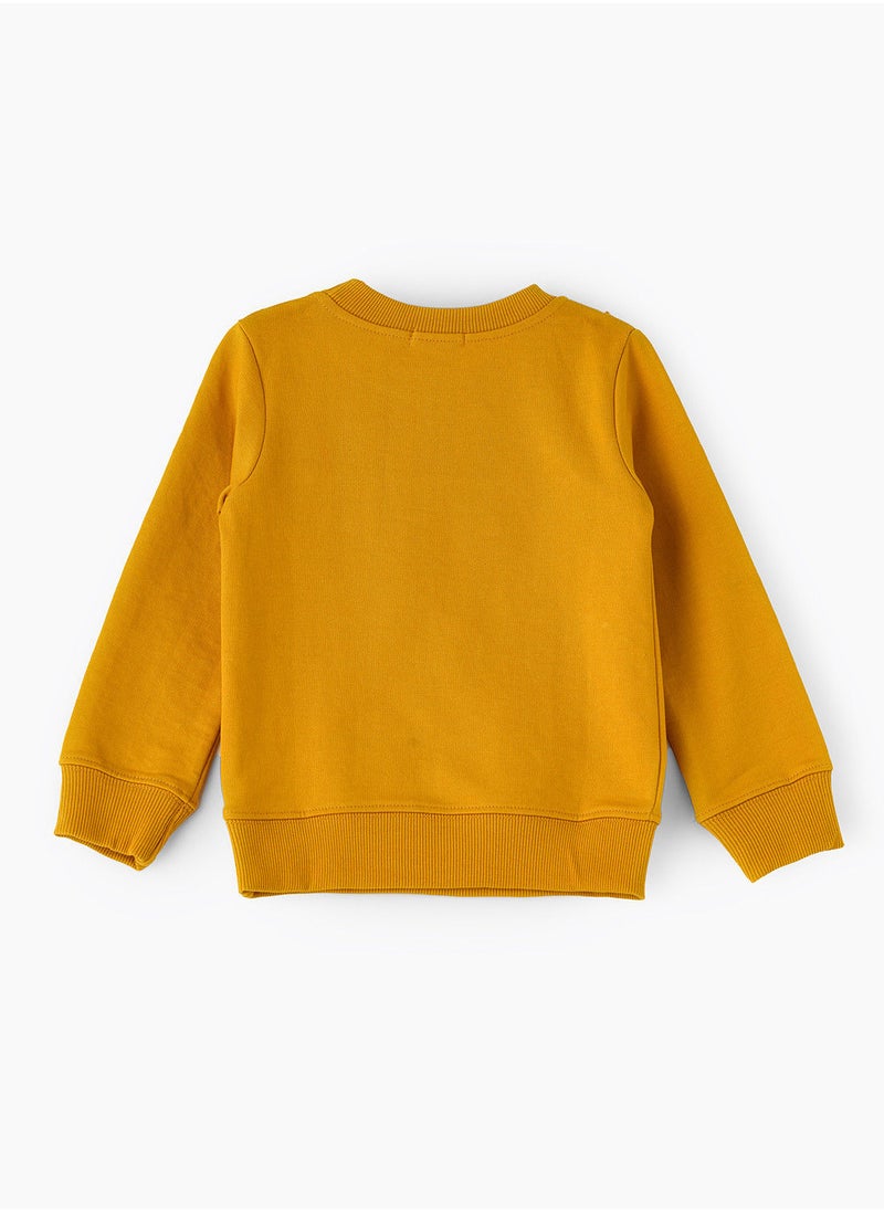 Jelliene Sweat top with emb & frill at neck  - Image 2