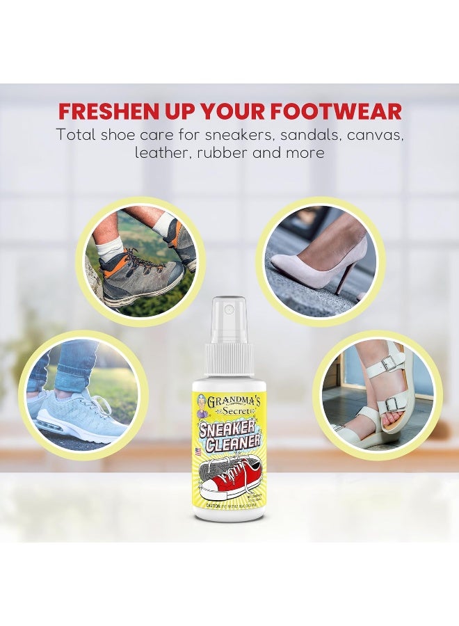 Grandma's Grandma's Secret Sneaker Cleaner – 3oz Shoe Cleaning Solution for White & Colored Sneakers  - Image 3