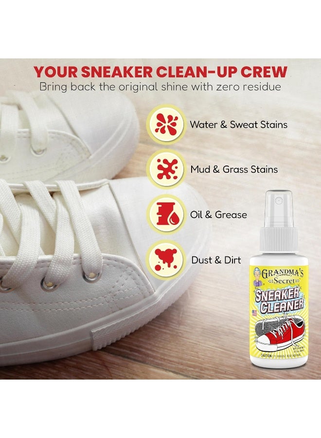 Grandma's Grandma's Secret Sneaker Cleaner – 3oz Shoe Cleaning Solution for White & Colored Sneakers  - Image 2