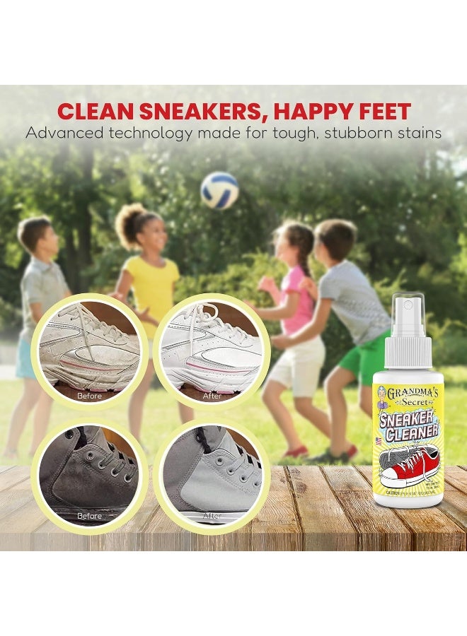 Grandma's Grandma's Secret Sneaker Cleaner – 3oz Shoe Cleaning Solution for White & Colored Sneakers  - Image 4