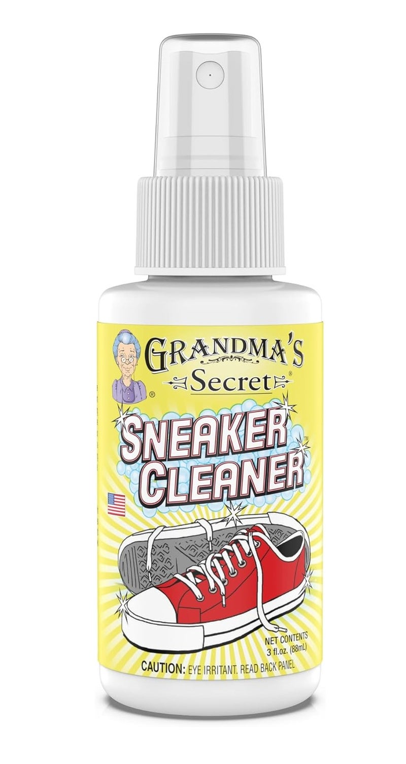 جراندما سيكريت منظف أحذية Grandma's Secret سنيكرز 3 أونصة – محلول تنظيف لإزالة الأوساخ والبقع للأحذية البيضاء والملونة مناسب للقماش والجلد والكانفاس - Image 1