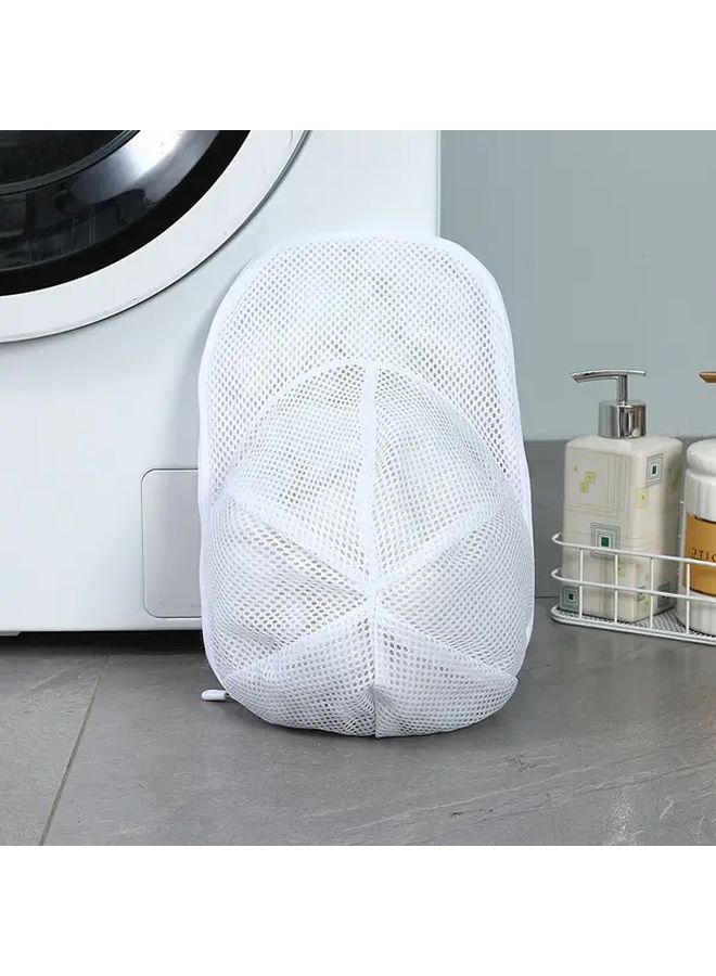 Durable Hat Washing Bag 2pcs Set with Support Stand Mesh Laundry Storage - Image 3