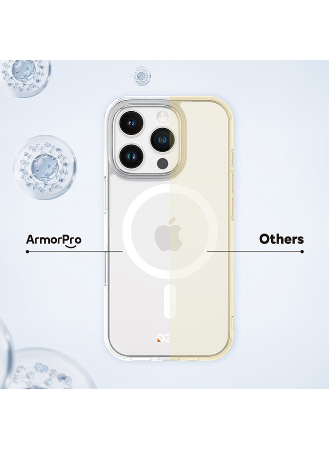 ارمور برو مجموعة حماية 3-in-1، iPhone 16 Pro، تقنية D3O، وضوح HD، متوافق مع MagSafe - Image 3