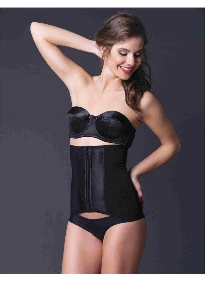 Magic Form 9821 Half Waist Corset - Black  - Image 4