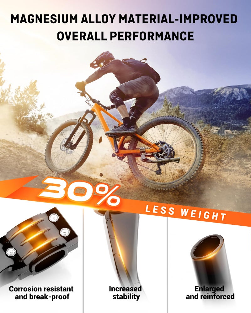 HENMI Bike Kickstand for Adult Bikes,Max Load 99 LBS, Adjustable Bicycle Kickstand for Most 24"-29", Non-Slip Sole, Aluminum Alloy and Magnesium alloy Material, Kickstand for Mountain Bike E-bike - Image 3