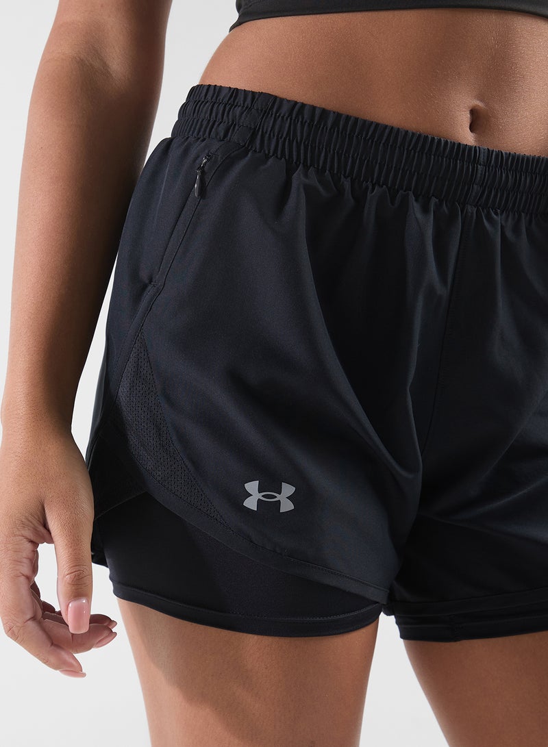 UNDER ARMOUR 2In1 Fly By Training Shorts - Image 3