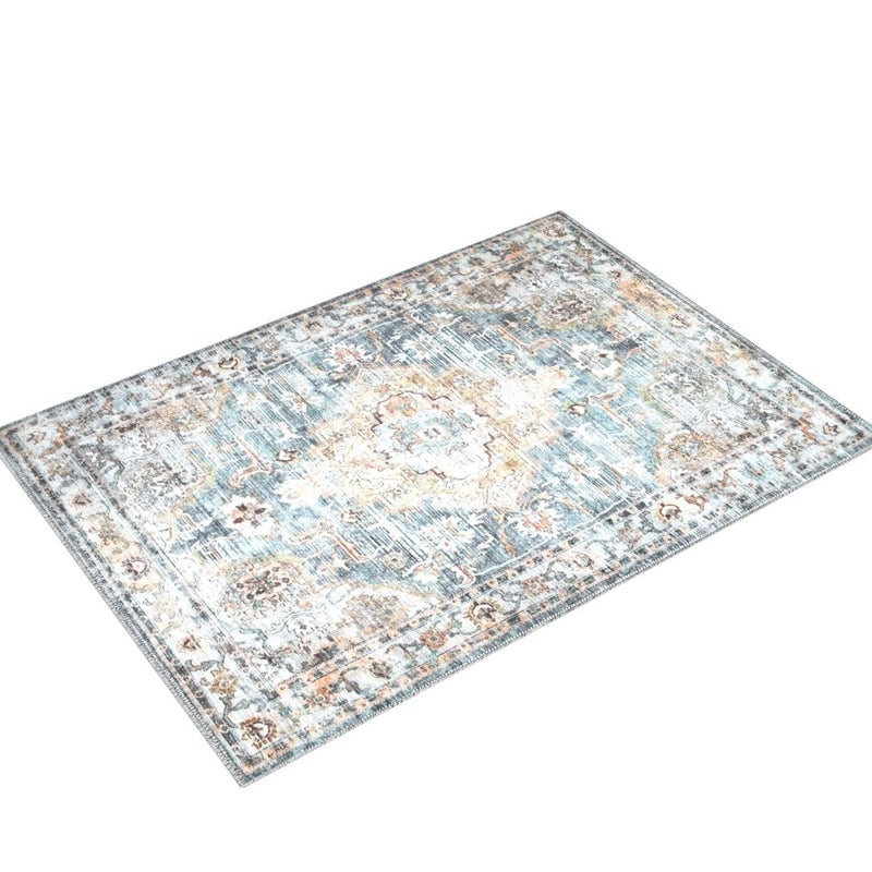 Bloom Rugs بلوم سجاد قابلة للغسل غير قابلة للانزلاق 3 '× 5' - طير/خوخ سجادة المنطقة التقليدية لغرفة غرفة المعيشة غرفة الطعام والمطبخ - الحجم الدقيق: 3 '× 5' - Image 4