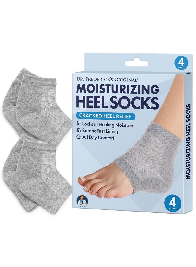 Dr. Frederick's Original Moisturizing Heel Socks For Cracked Heel Treatment 2 Pairs Stop Cracked Heels In Their Tracks - Image 1