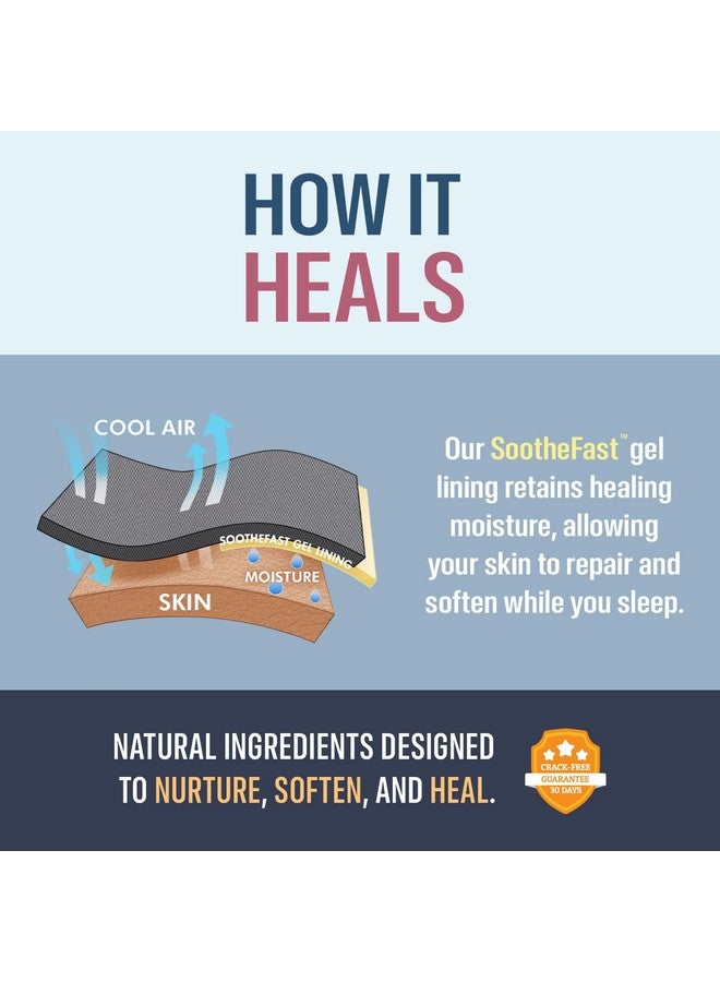 Dr. Frederick's Original Moisturizing Heel Socks For Cracked Heel Treatment 2 Pairs Stop Cracked Heels In Their Tracks - Image 4