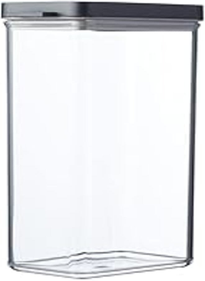 Mepal Mepal Omnia Rectangular Storage Jar, 2000 ml Capacity, Black 
