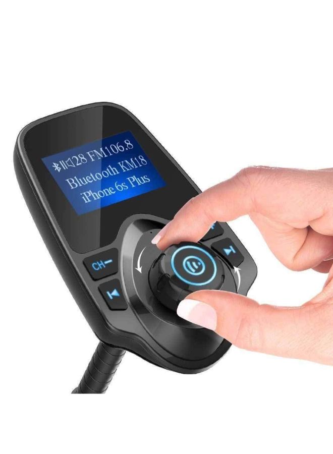 nulaxy Wireless Car Bluetooth FM Transmitter - Image 2