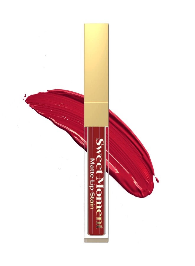 Sistar Sweet Moments Matte Lip Stain Long-Lasting Matte Finish Vivid High Pigment Colors Smooth and Sweet 1.5 mL / 0.05 fl. oz. (Vampire) - Image 1