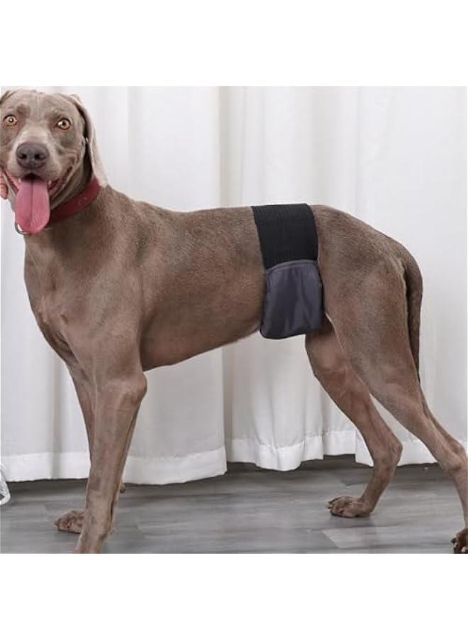 حفاضات كلاب الذكور عالية الامتصاص، قابلة للغسل وناعمة للحيوانات الأليفة، تناسب تدريب الجراء - Image 2