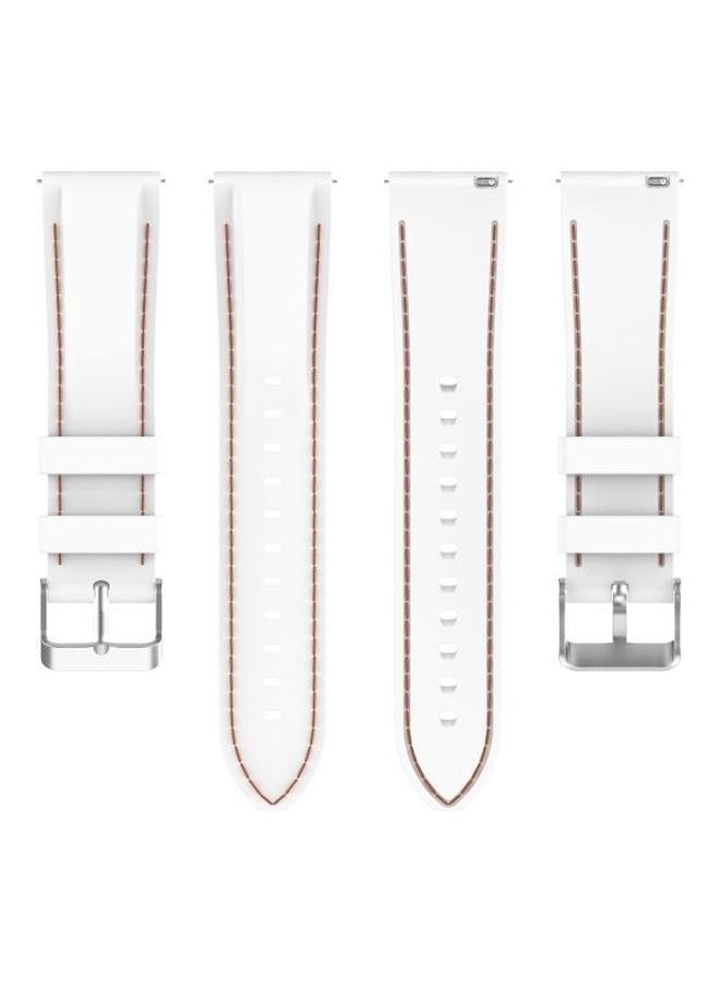 NIBEMINENT Silicone Replacement Strap For Huawei Watch 3 / Pro 22mm White - Image 2