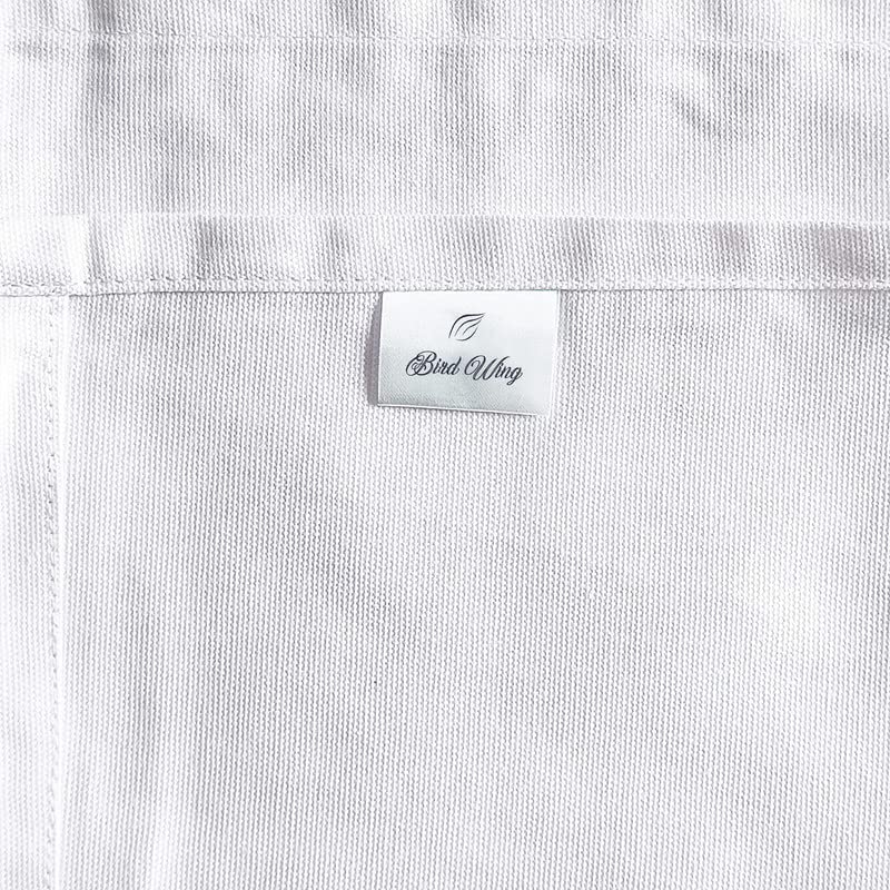 BIRDWING Dining Table Napkins 12 pcs Set of Large 43 x 43 cm (17 x 17 inch) - Plain White - Absorbent Heavy Cotton Party Fabric Machine Washable for Home Restaurant Banquet & Hotel - Image 4