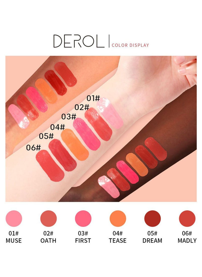 DEROL - Mousse Liquid Cream Blush For Cheeks Face Blushes Stick Palette Bronzer Highlighter Shape Contour Moisturizing And Breathable Matte Finish Long-wearing Waterproof For Women Makeup - Image 1