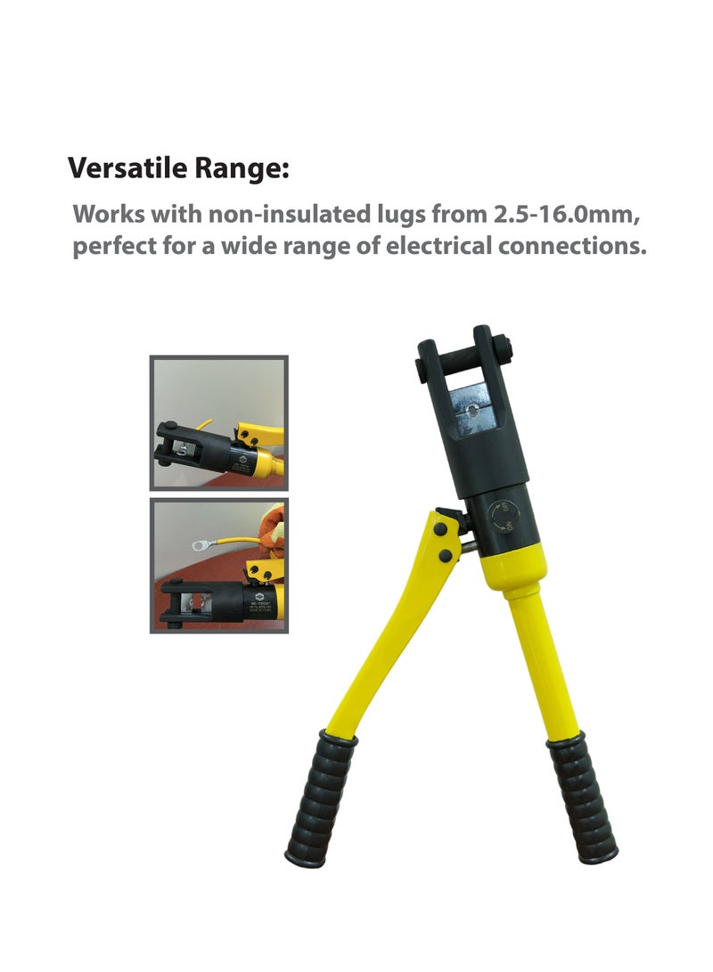 هاي-تيك أداة التجعيد الهيدروليكية  HI-TECH، شديدة التحمل، حتى 120 مم، موديل HT-TL-KYQ-120 - أداة تجعيد الكابلات الهيدروليكية من الدرجة الصناعية للاستخدام الاحترافي . - Image 3