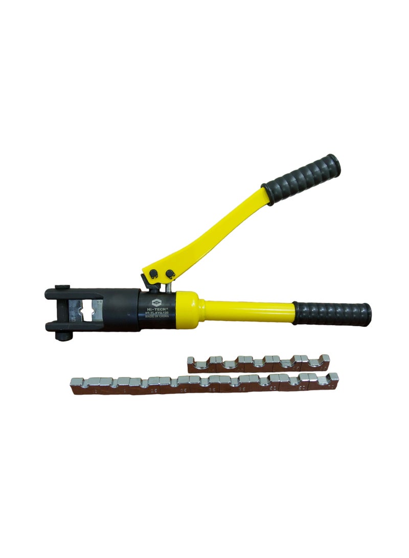 هاي-تيك أداة التجعيد الهيدروليكية  HI-TECH، شديدة التحمل، حتى 120 مم، موديل HT-TL-KYQ-120 - أداة تجعيد الكابلات الهيدروليكية من الدرجة الصناعية للاستخدام الاحترافي . - Image 4