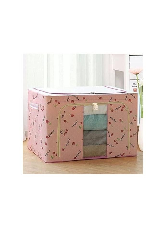 Generic Oxford fabric Living Box Storage Boxes for Clothes Cover Bags Foldable Fabric Storage Boxes Assorted Shapes  - Image 1