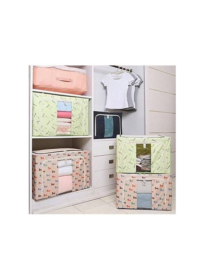 Generic Oxford fabric Living Box Storage Boxes for Clothes Cover Bags Foldable Fabric Storage Boxes Assorted Shapes  - Image 3