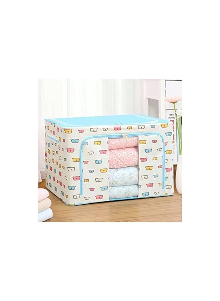 Generic Oxford fabric Living Box Storage Boxes for Clothes Cover Bags Foldable Fabric Storage Boxes Assorted Shapes  - Image 2