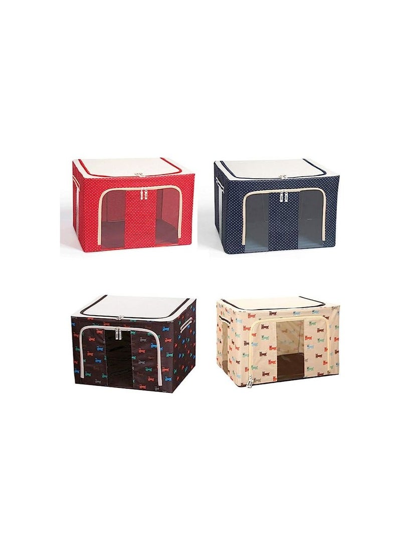 Generic Oxford fabric Living Box Storage Boxes for Clothes Cover Bags Foldable Fabric Storage Boxes Assorted Shapes  - Image 5
