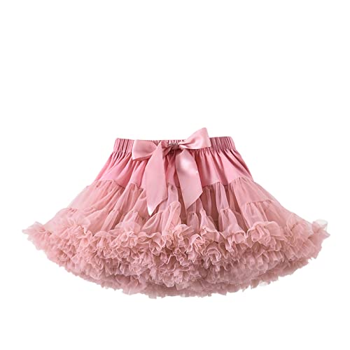 Tutu.kk Baby Girls Tutu Skirt Princess Fluffy Soft Chiffon Ballet Birthday Party Pettiskirt Beansand S - Image 1