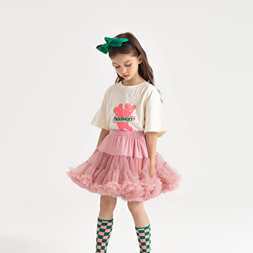 Tutu.kk Baby Girls Tutu Skirt Princess Fluffy Soft Chiffon Ballet Birthday Party Pettiskirt Beansand S - Image 5