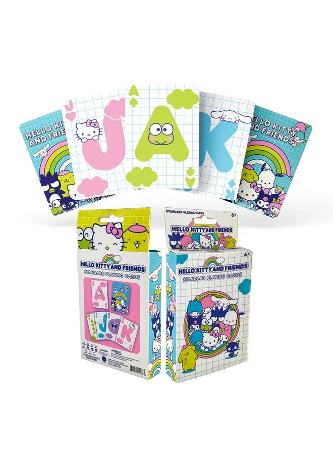 Hello Kitty Hello Kitty Playing Cards, 52 Standard Playing Card Deck, Kuromi, My Melody, Keroppi Playing Cards, Kawaii Kitty Officially Licensed (US Version) - Image 3
