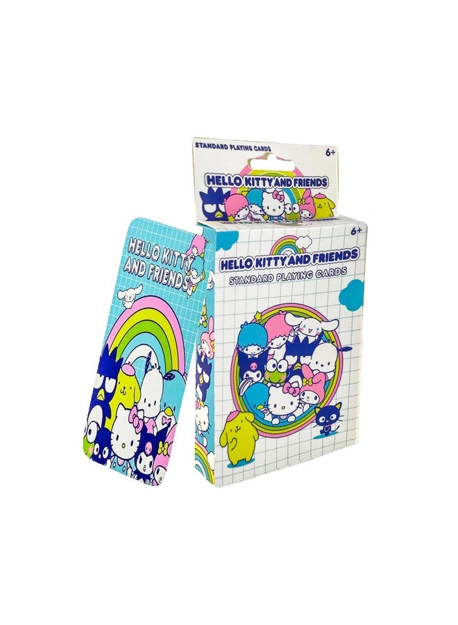 Hello Kitty Hello Kitty Playing Cards, 52 Standard Playing Card Deck, Kuromi, My Melody, Keroppi Playing Cards, Kawaii Kitty Officially Licensed (US Version) - Image 1